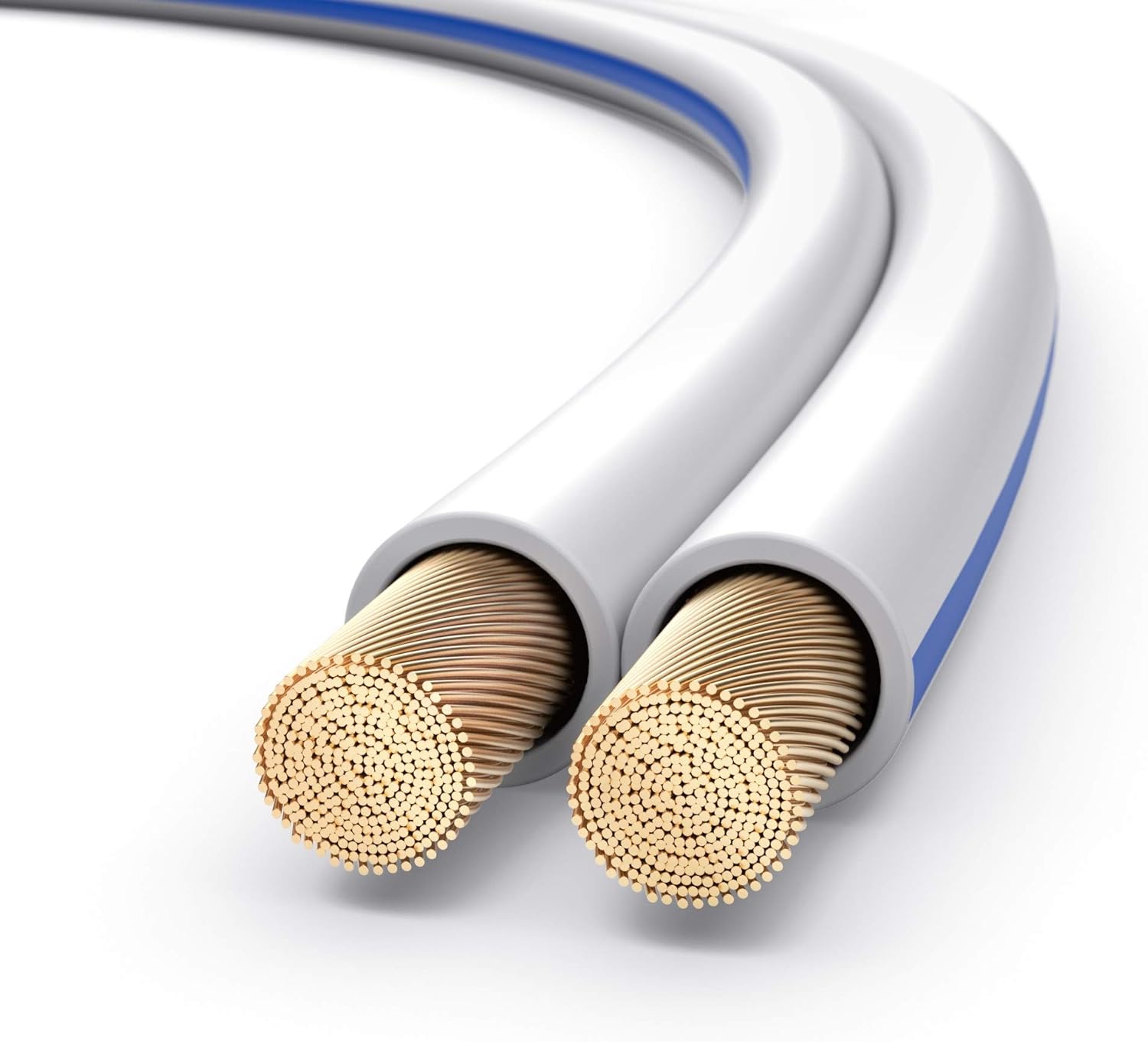 Purelink Cavo per Diffusori HiFi 2x1.5mm² 15m Bianco - immagine 1