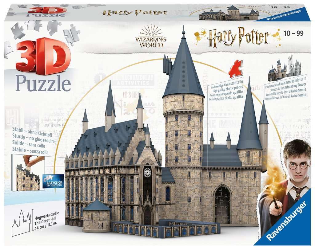 Ravensburger Puzzle 3D Harry Potter Sala Grande Hogwarts 540 pz