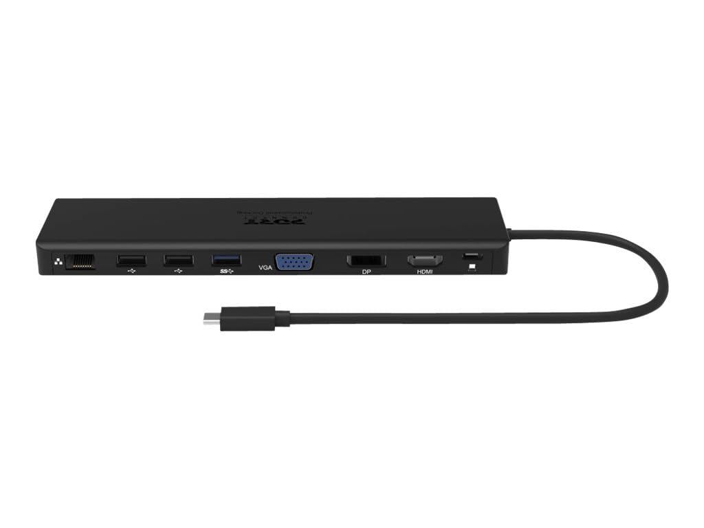 Port Connect - Docking station 4K USB-c 100W per 11 dispositivi, colore: Nero