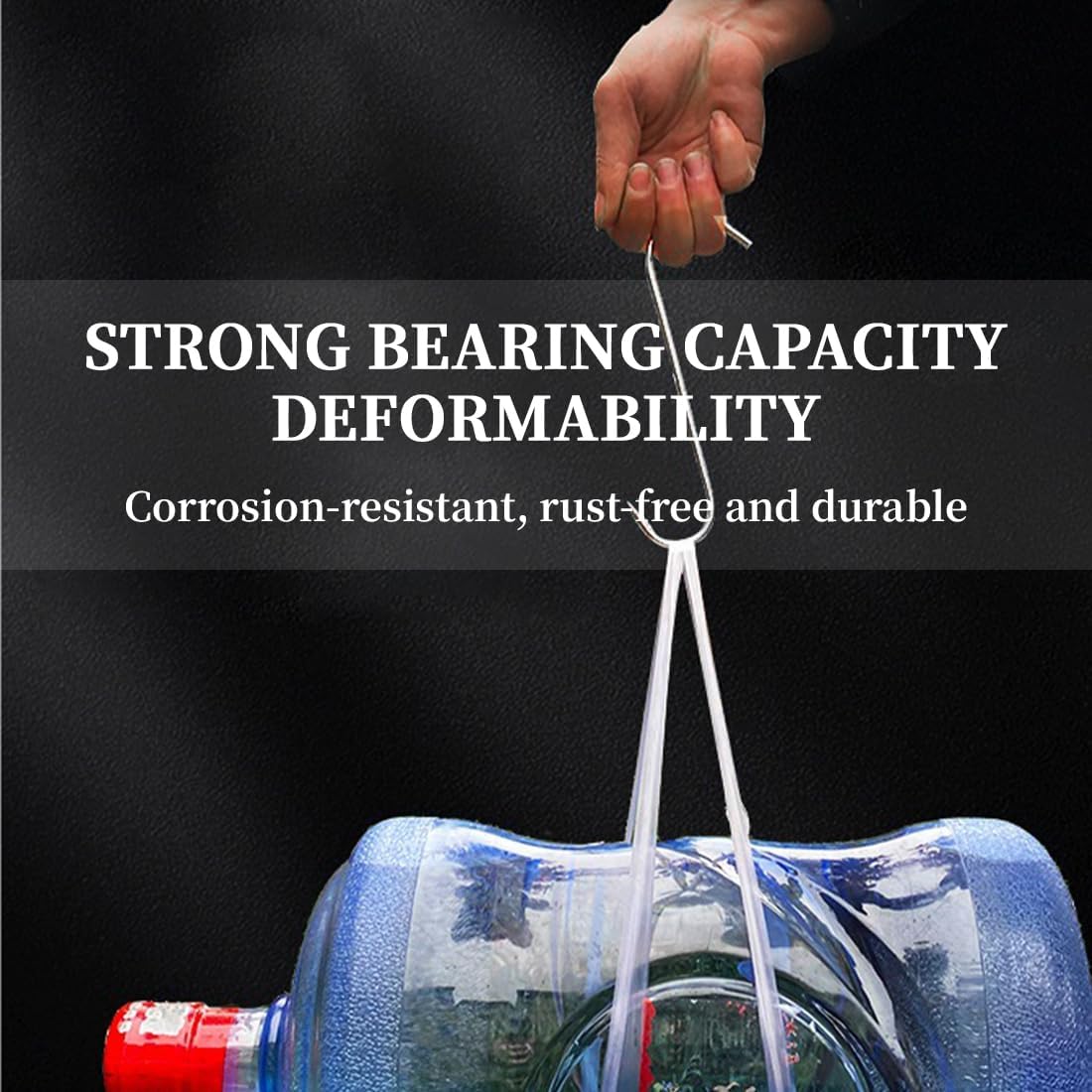 Ganci a S per Carne in Acciaio Inox - 20 pezzi - immagine 3