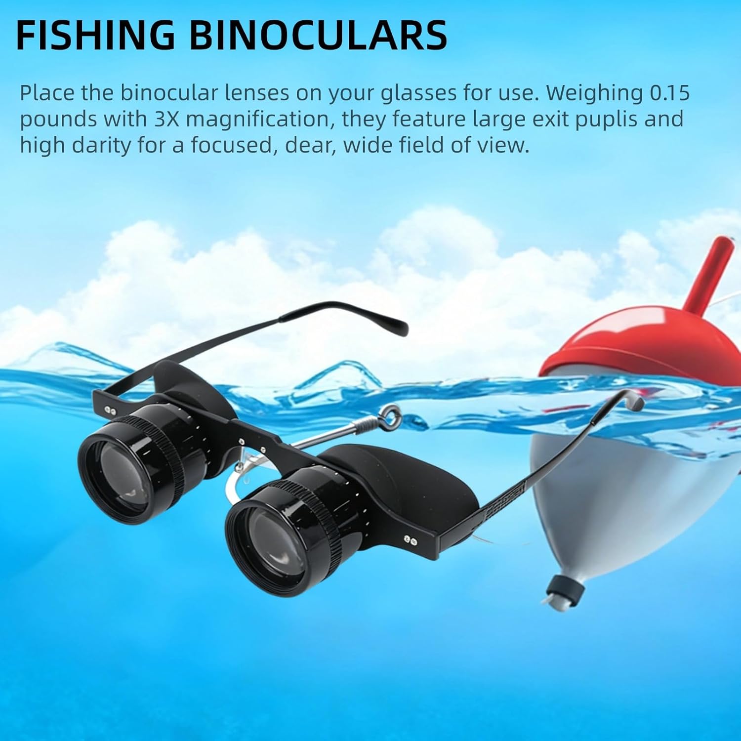 Binocolo da Pesca Professionale 3X per Pescatore - immagine 2