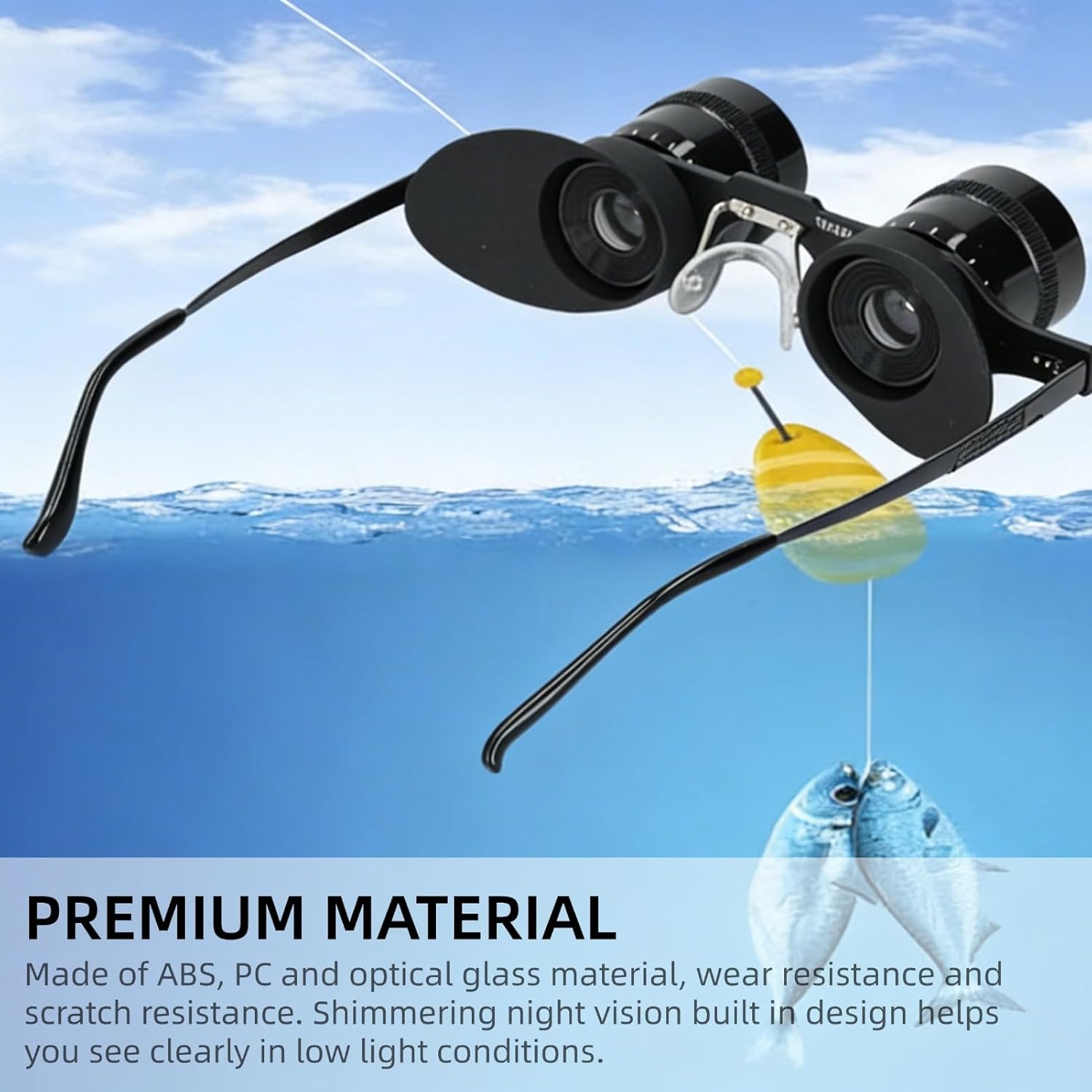 Binocolo da Pesca Professionale 3X per Pescatore - immagine 3