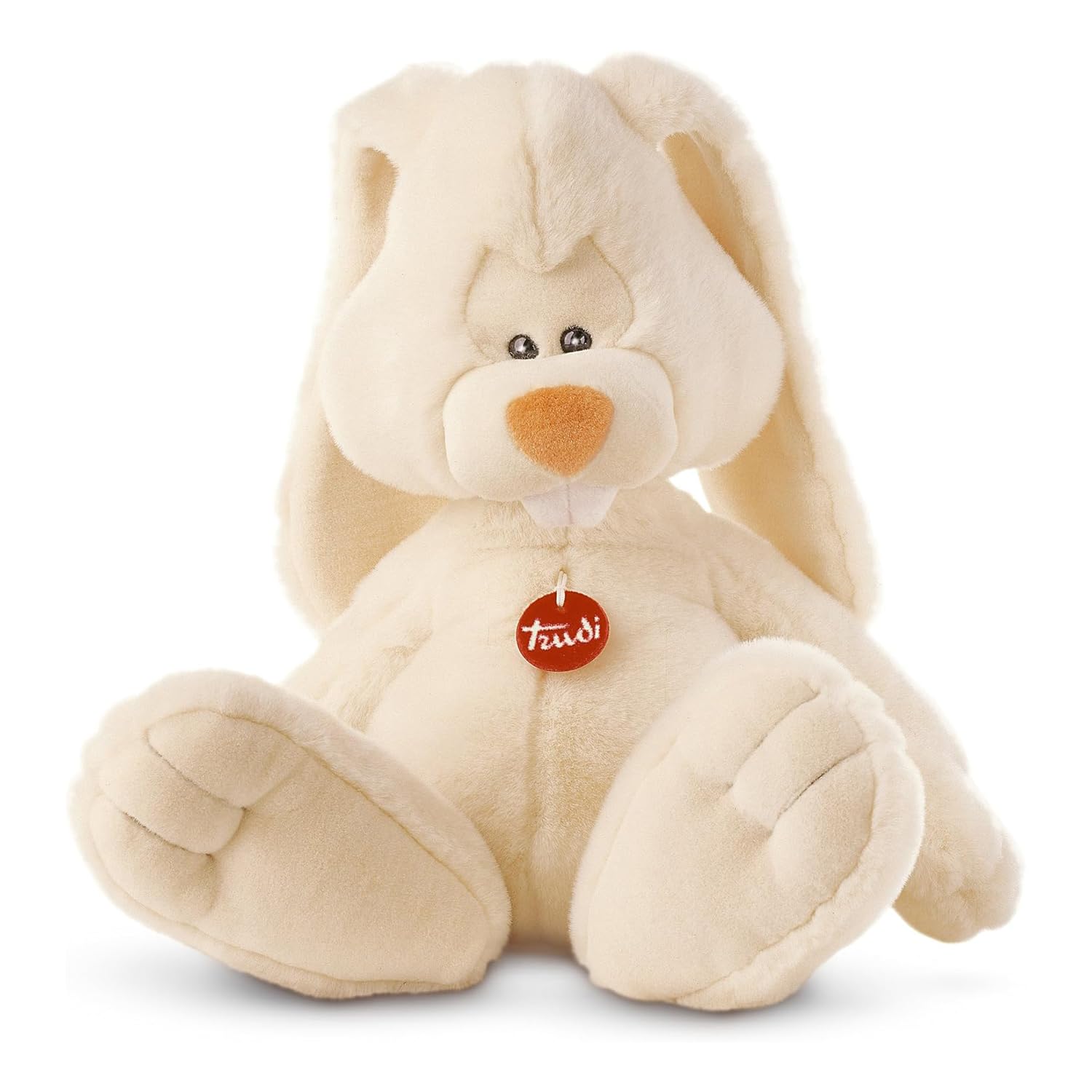 Trudi Coniglio Virgilio Coniglio Peluche Classico Mascotte e Animali Fattoria. Regalo del Compleanno e Festa Mamma e papà | 25x54x23cm Taglia L | Animali da Fattoria | Modello 13702