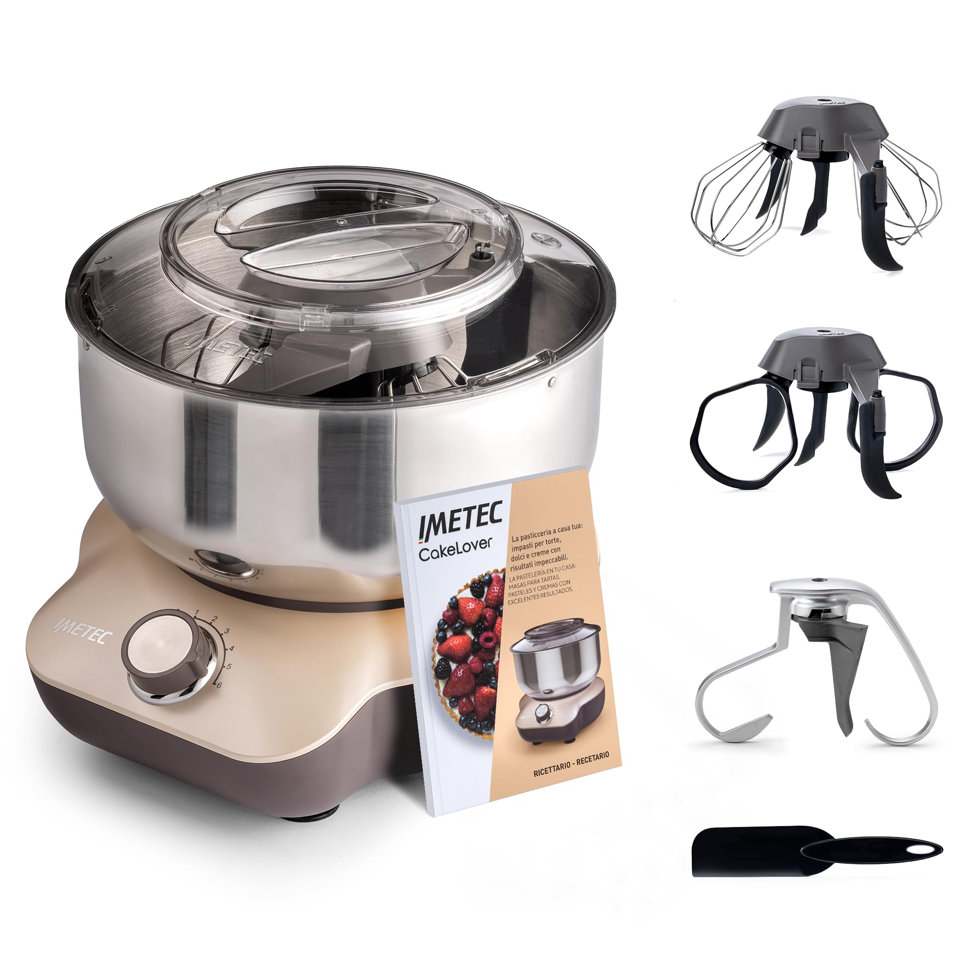 Imetec CakeLover - Impastatrice Planetaria 5L 1500W