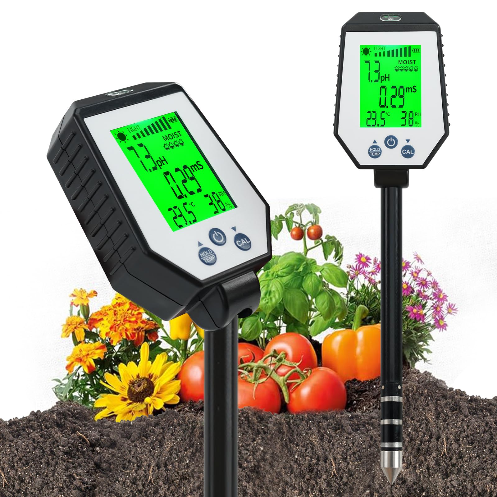 Tester del Terreno RYAKKA Digitale 6 in 1