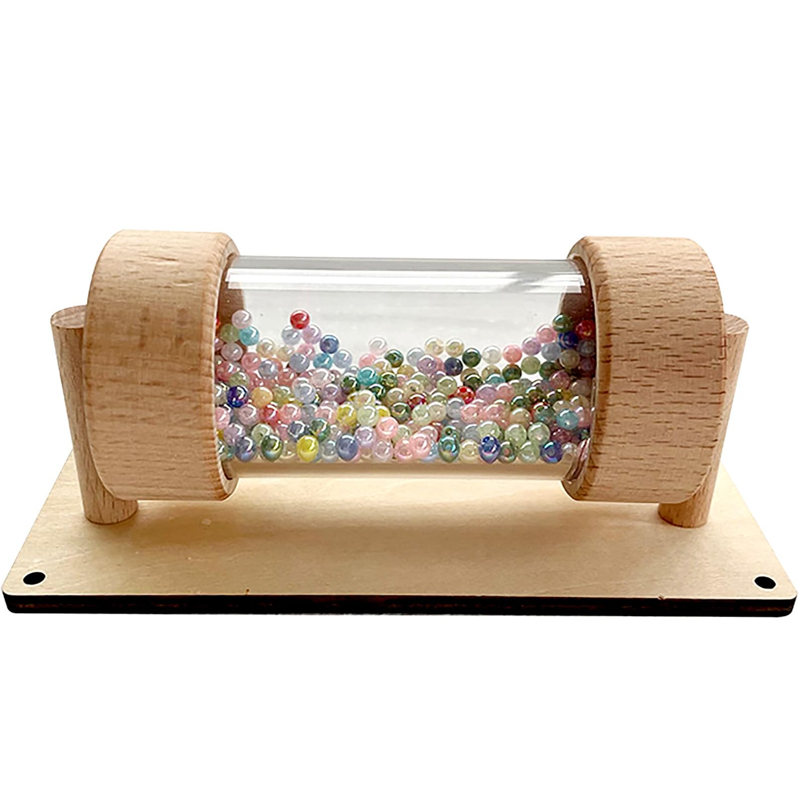 Montessori Accessori da Tavolo Occupato, Sonaglio Pioggia, Sonaglio bastone Della Pioggia, Rain Stick Shake, Effetti sonori per Pioggia Tubo, Per Lo Sviluppo Dell'istruzione Precoce