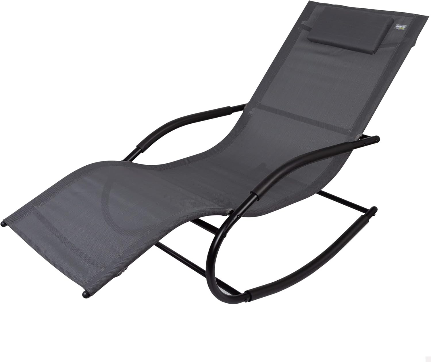 Aktive 61067 Sedia a Dondolo da Giardino Antracite - immagine 1