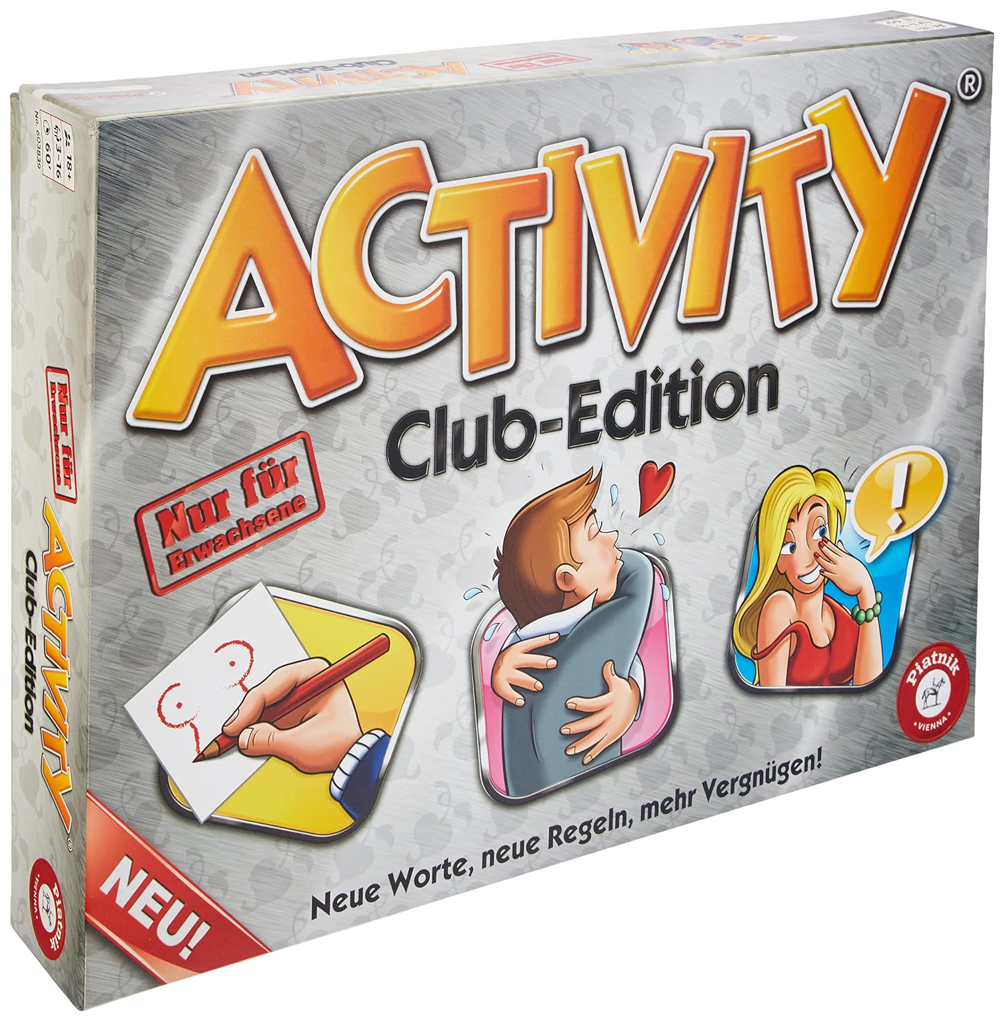 Piatnik-Activity Club Edition dai 18 Anni in su, Colore, 6038