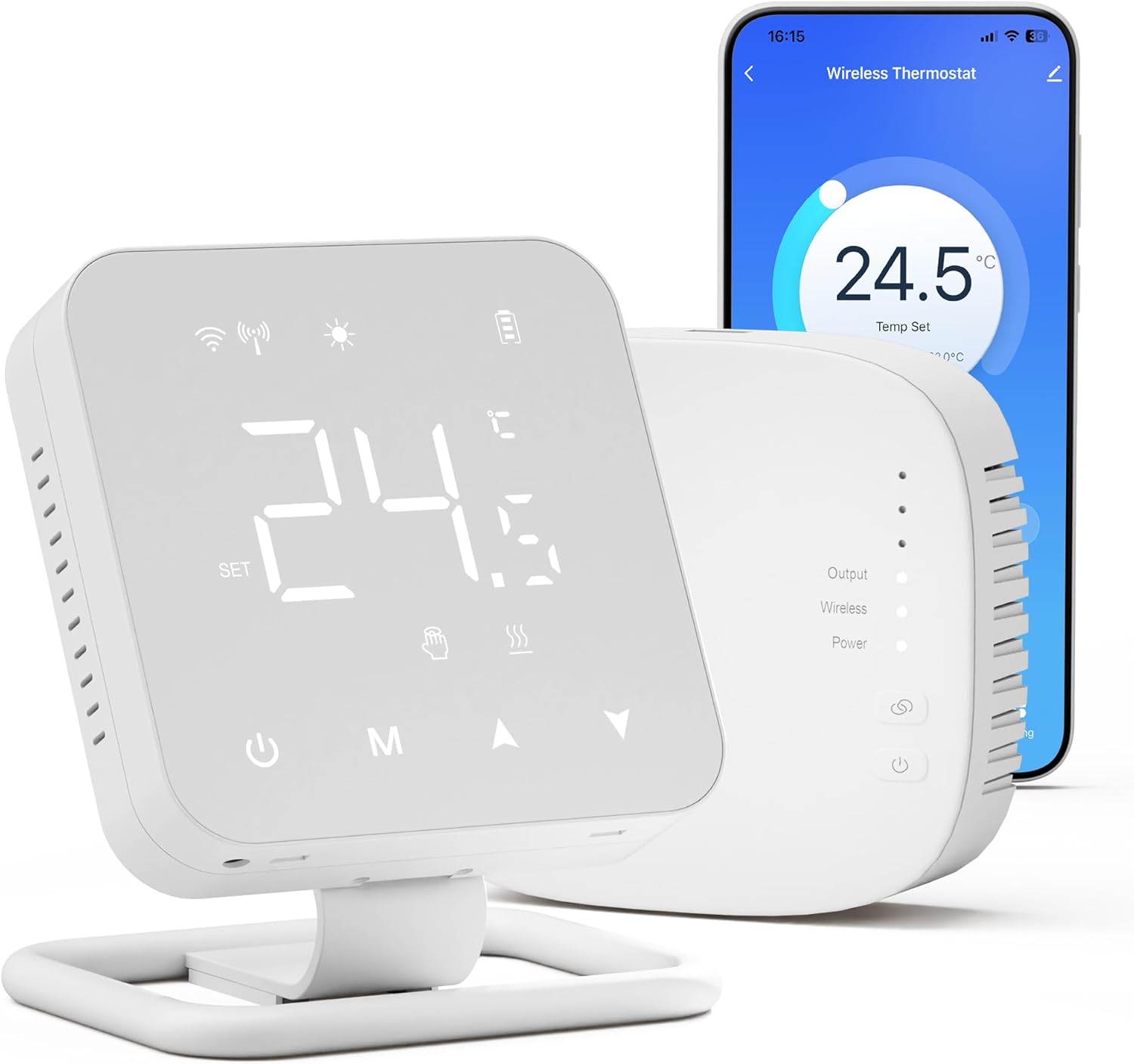 Termostato Wi-Fi a Batteria Programmabile Tuya - immagine 1