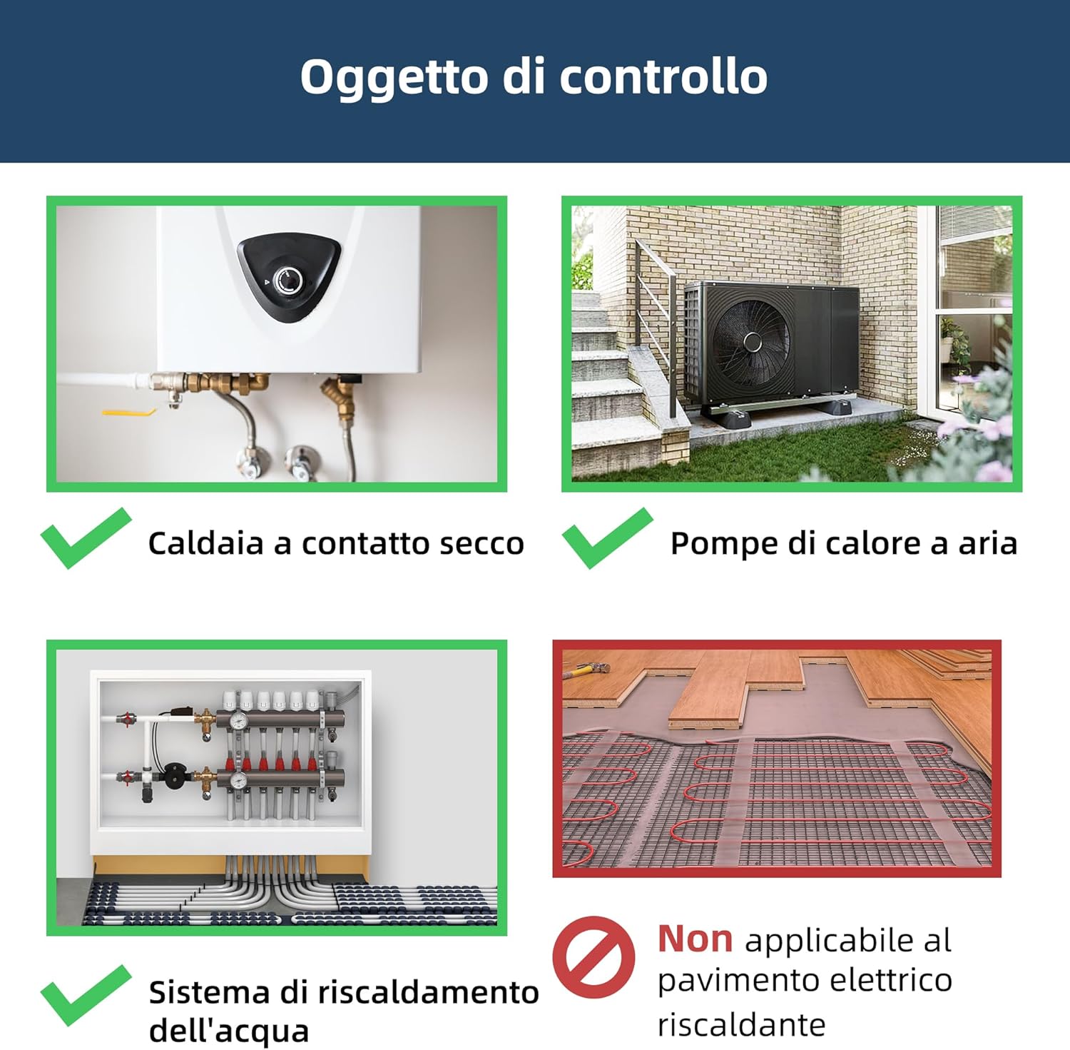 Termostato Wi-Fi a Batteria Programmabile Tuya - immagine 2