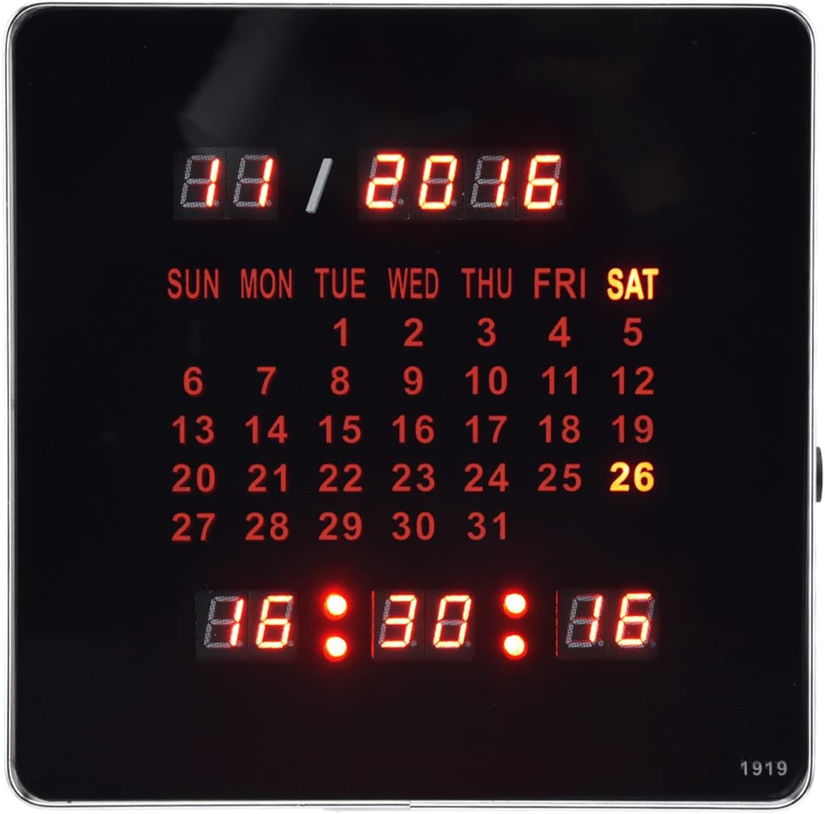 Orologio da Parete Digitale a LED con Calendario - immagine 1