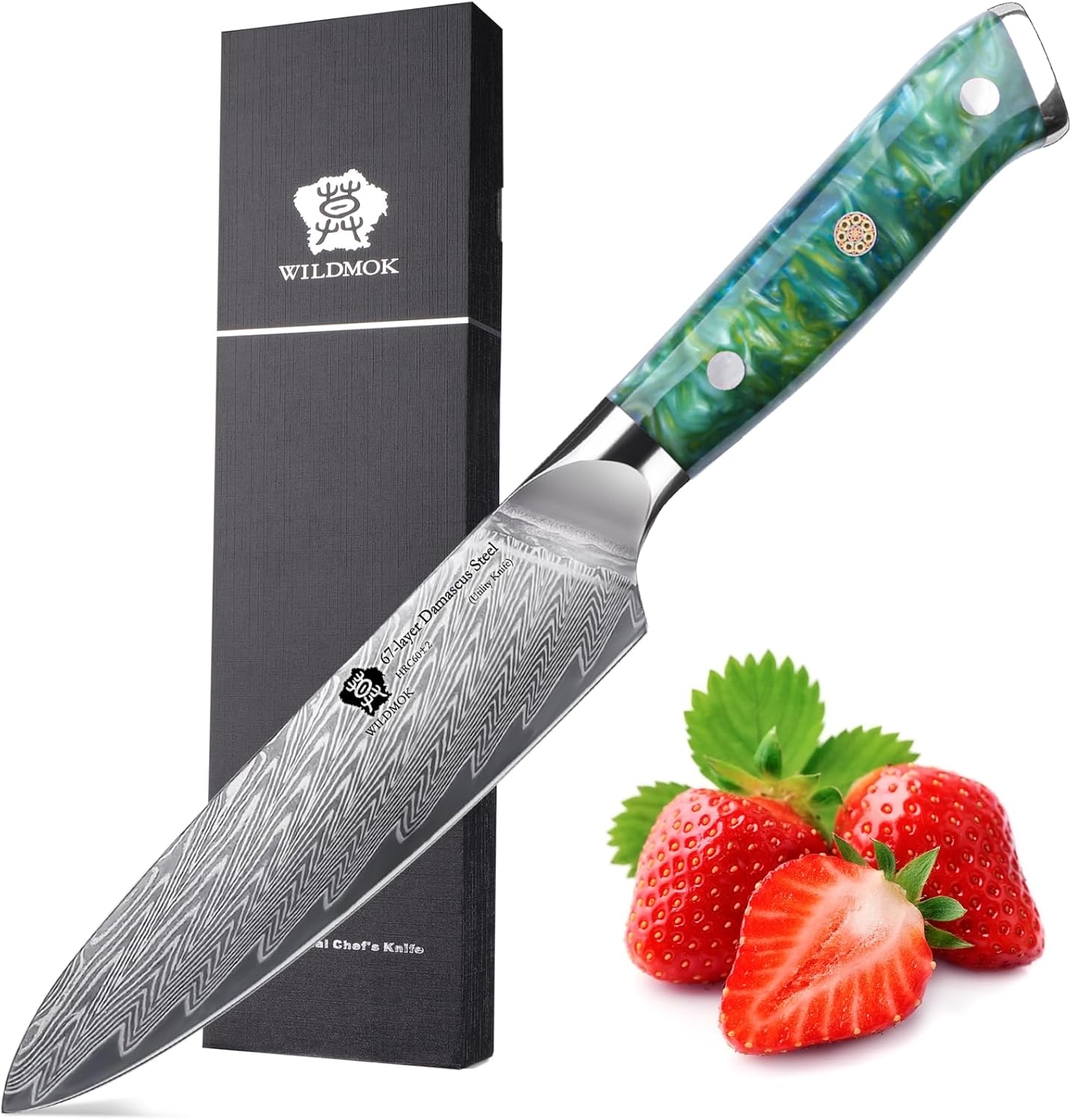 Wildmok Coltello Universale da Cucina Superscharfes 12cm - immagine 1