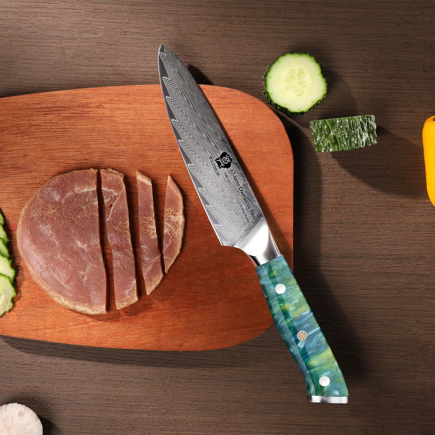 Wildmok Coltello Universale da Cucina Superscharfes 12cm - immagine 5