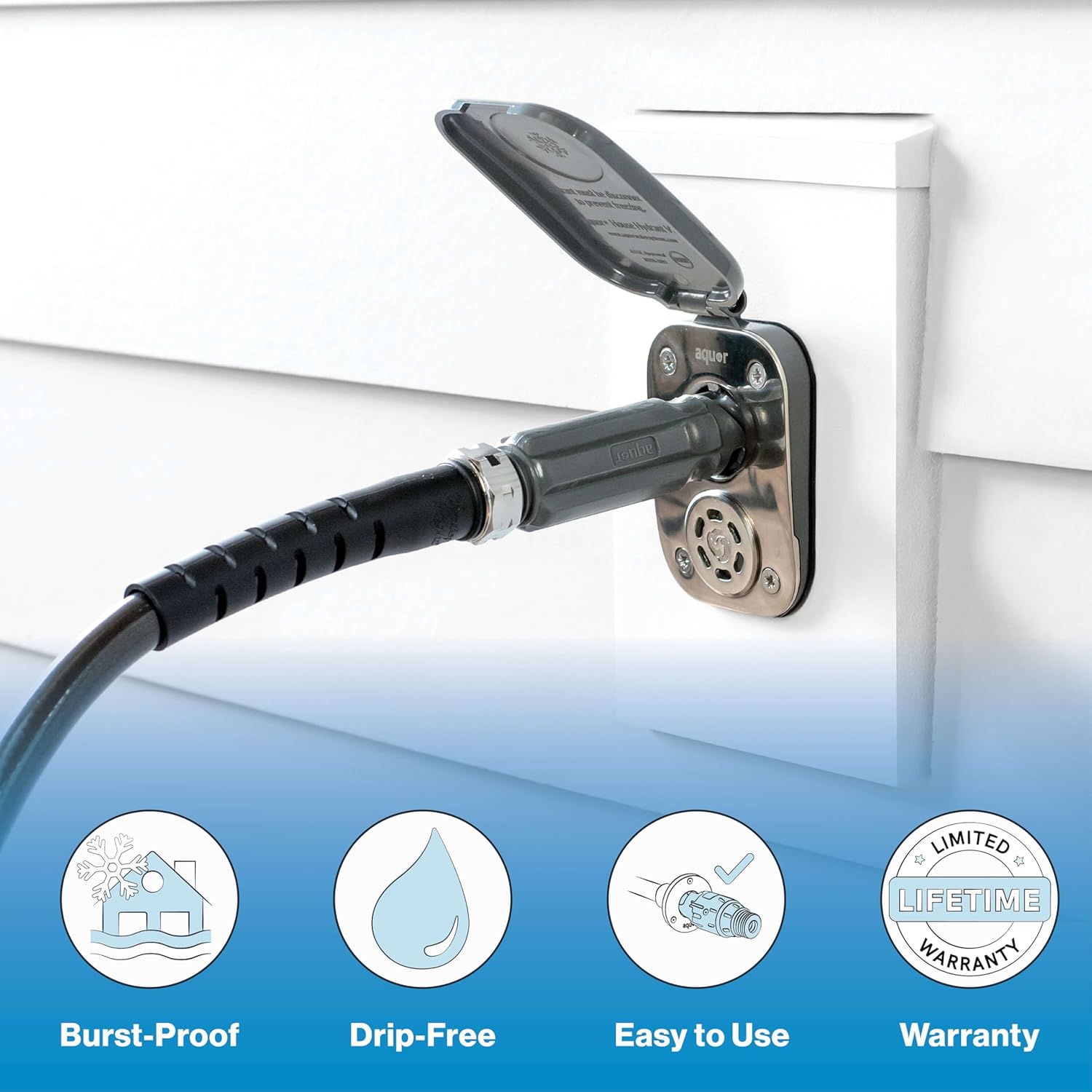 Aquor House Hydrant V2+ - Rubinetto da Giardino 25,4cm - immagine 2