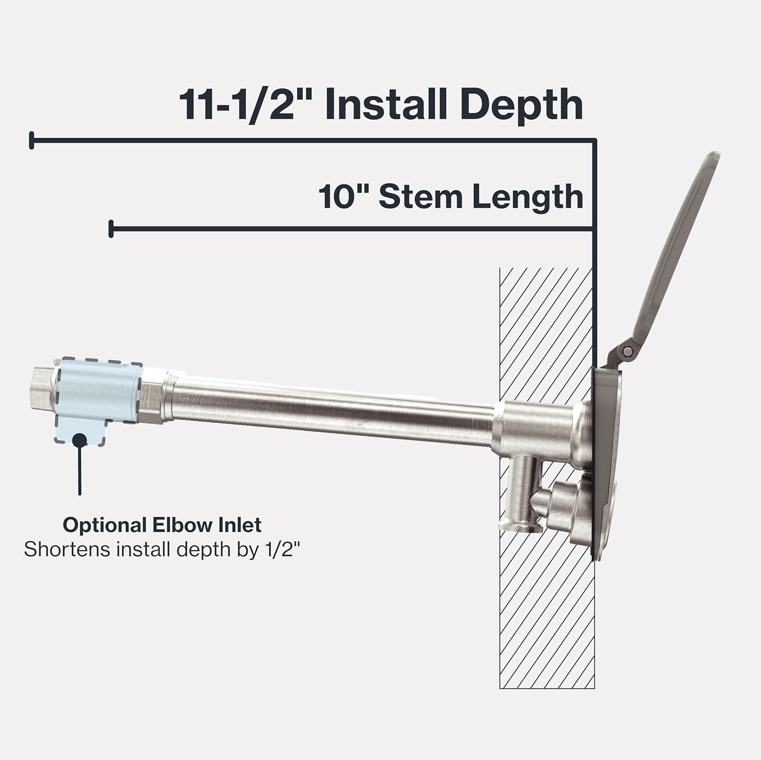 Aquor House Hydrant V2+ - Rubinetto da Giardino 25,4cm - immagine 4