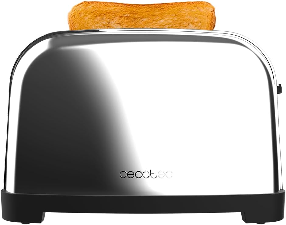 Cecotec Tostapane Verticale 4 Slot 1700W Inox - immagine 3