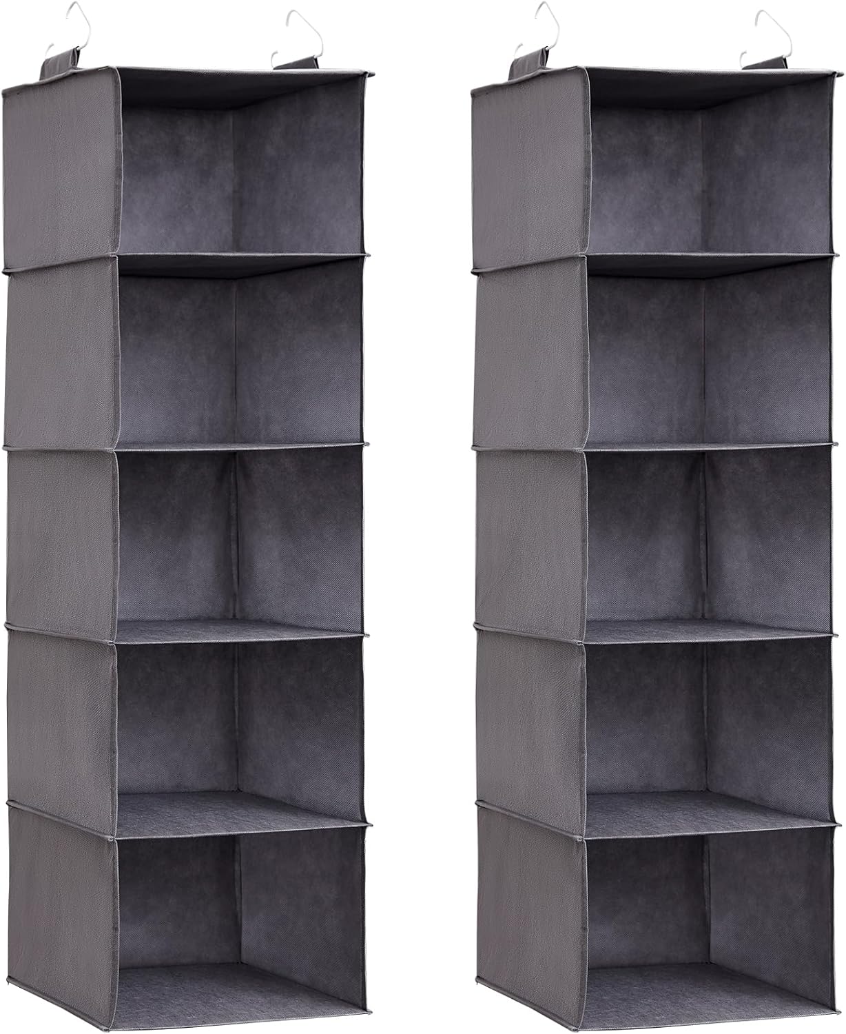 Lifewit Organizer Armadio da Appendere 5 Ripiani, Grigio - immagine 1