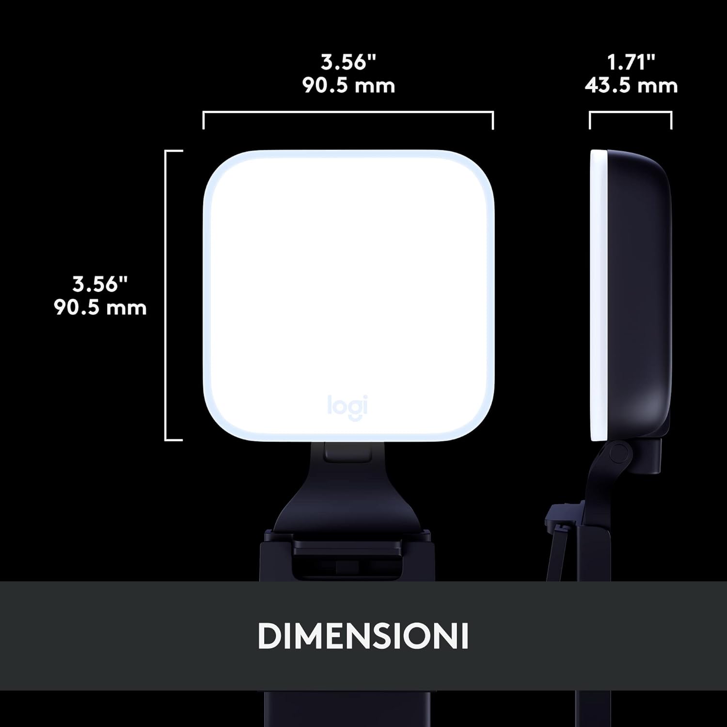 Logitech For Creators Litra Glow - Luce LED Streaming Premium - immagine 3