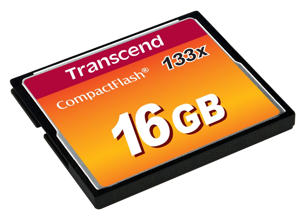 Transcend Compact Flash 133x TS16GCF133 Scheda di Memoria, 16 GB