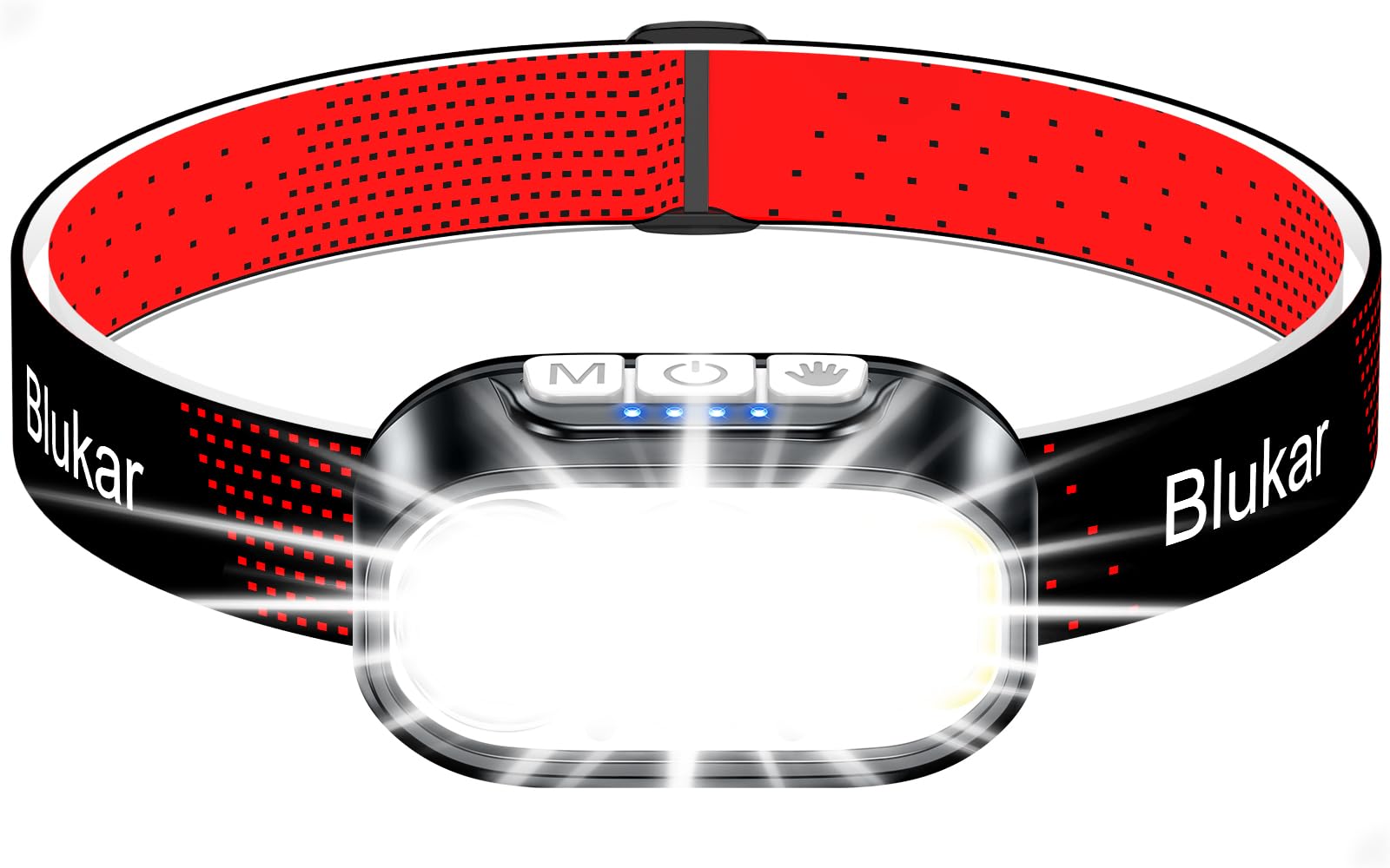 Blukar Torcia Frontale LED Ricaricabile Super Luminosa