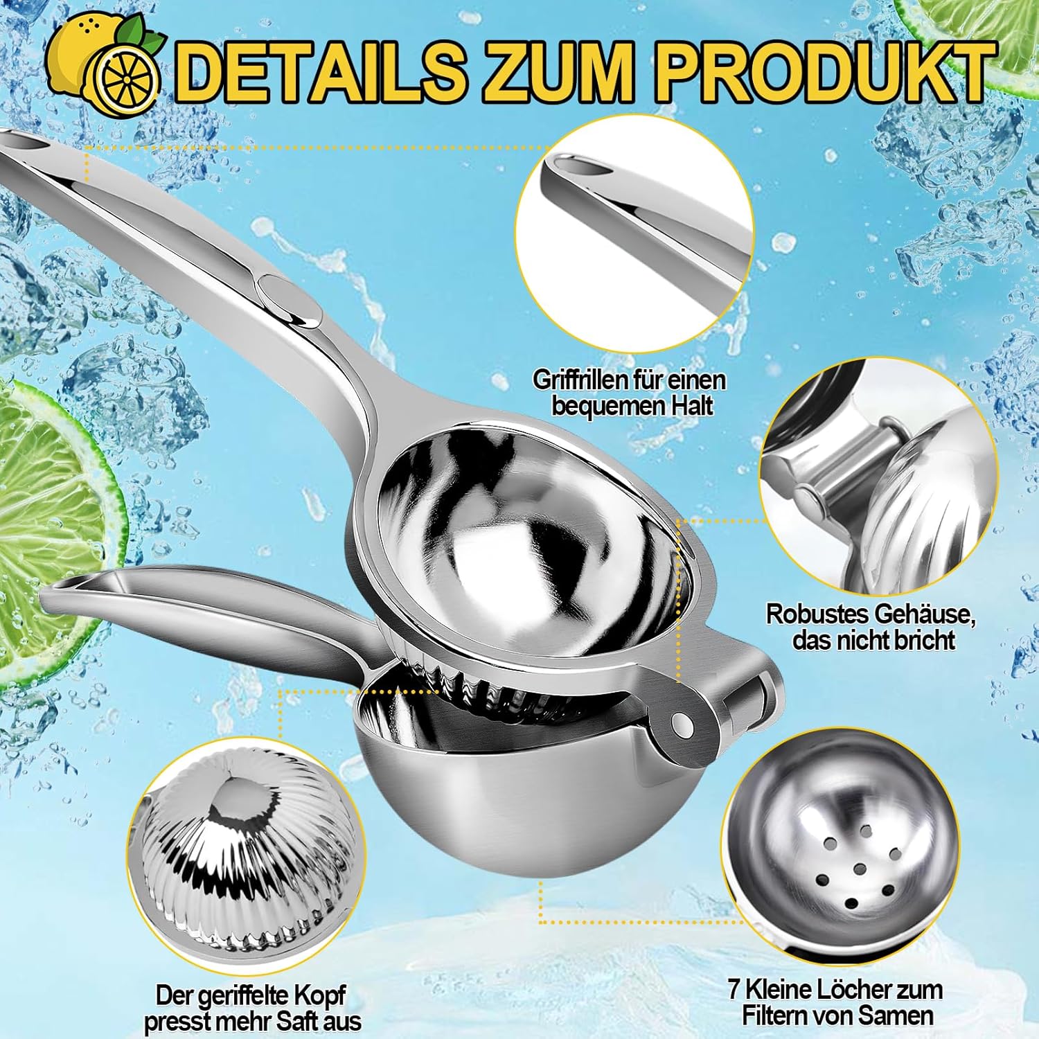 Dydhrer Spremiagrumi Manuale Anti-Caustico 7cm - immagine 2