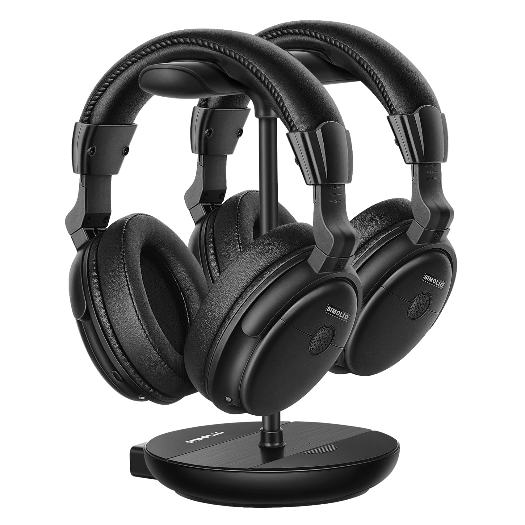 Simolio Cuffie Wireless Doppie per TV con Trasmettitore