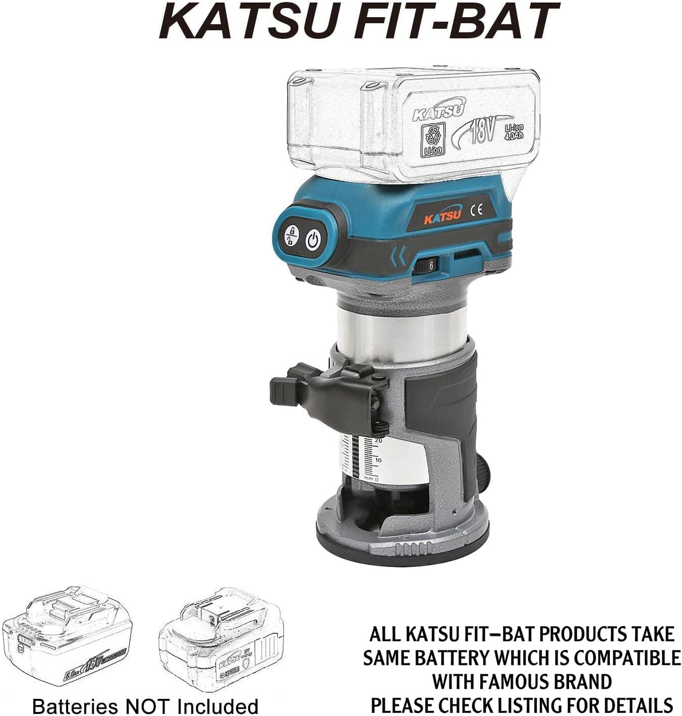 KATSU FIT-BAT 21V Brushless Rifilatore Legno - immagine 2