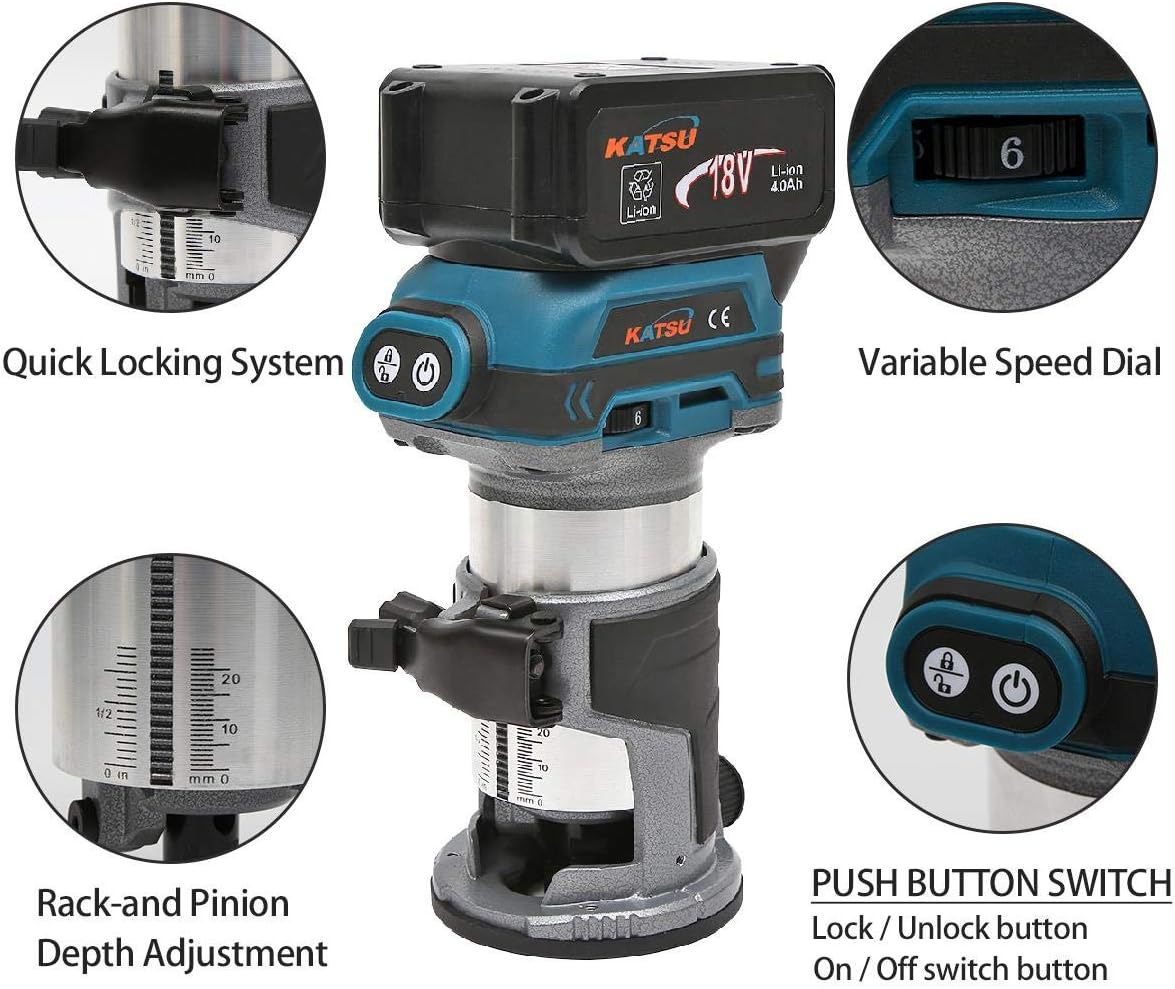 KATSU FIT-BAT 21V Brushless Rifilatore Legno - immagine 4