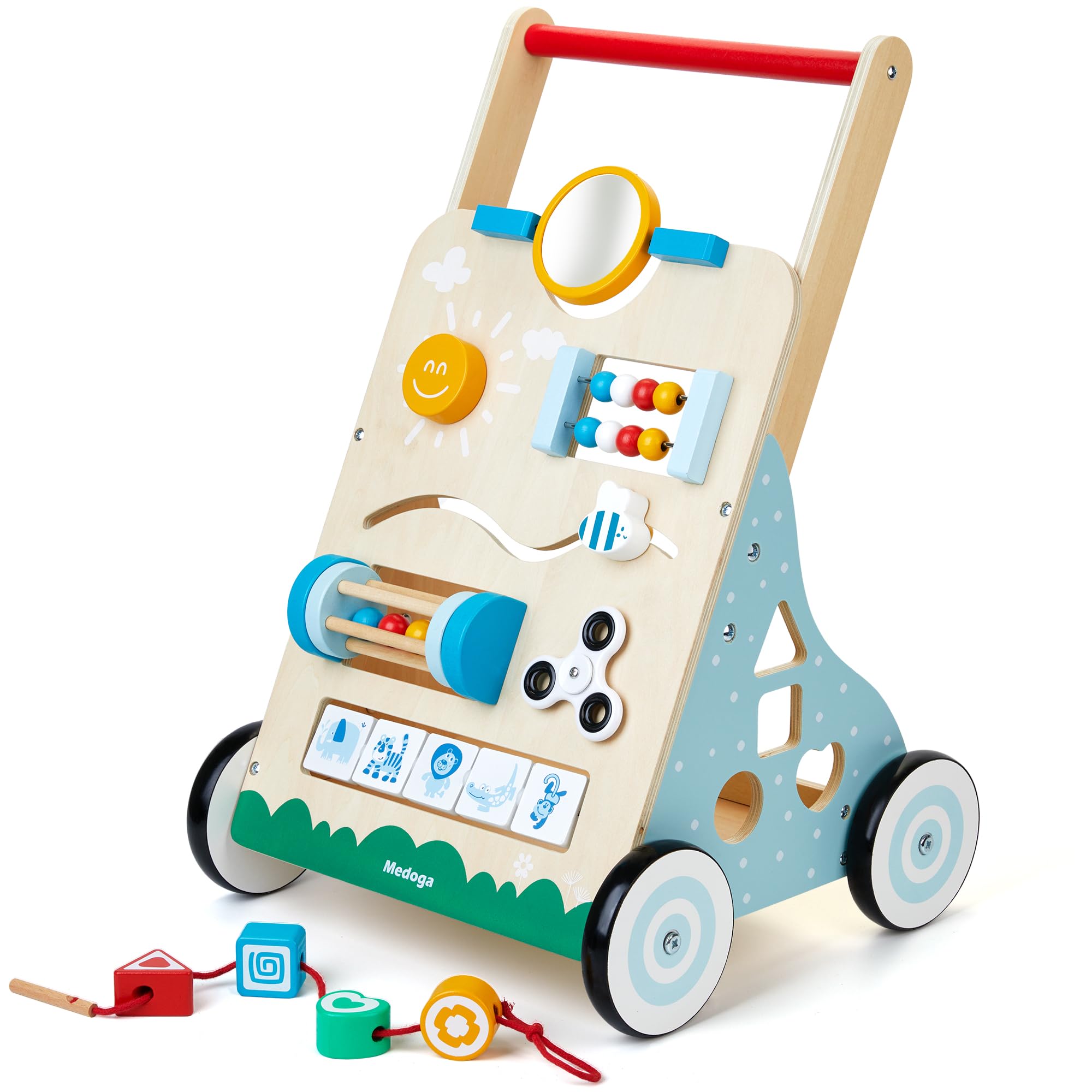 Girello in legno - Baby Activity Center Push Walker