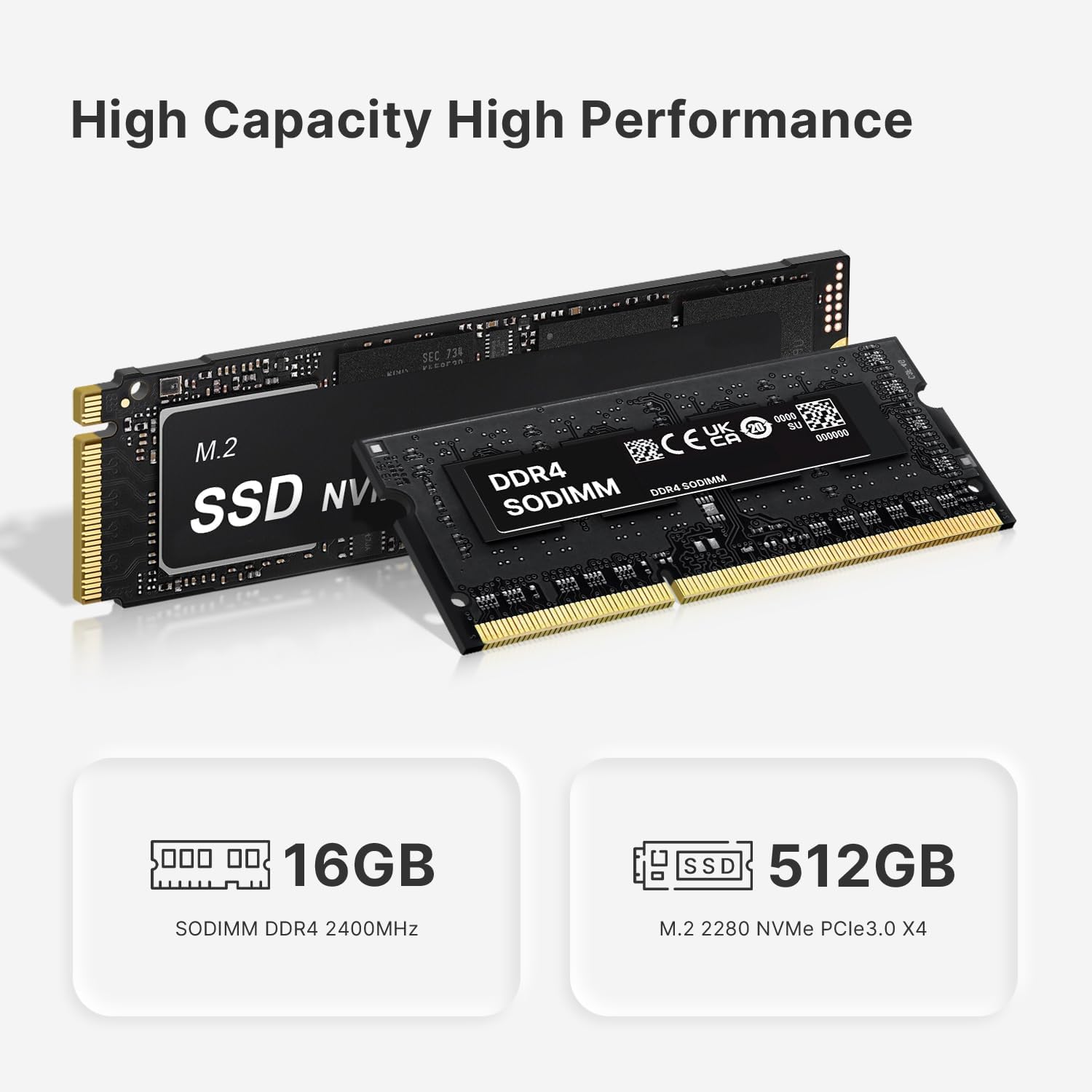 C4 Mini PC con Ryzen 5 3550H, 16GB RAM 512GB SSD - immagine 5