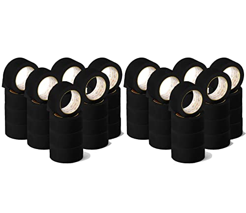 Ofituria Nastro Adesivo Nero 66mt x 48mm (48 unità)