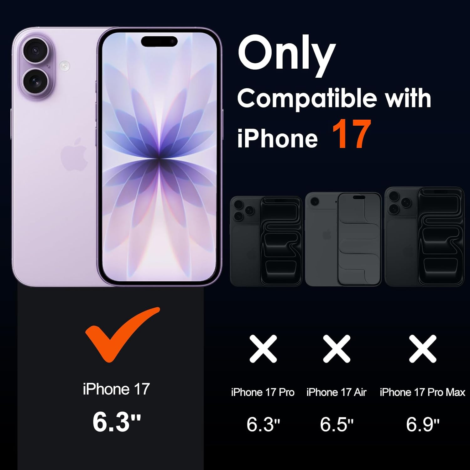 Ivoler Cover Anti Ingiallimento per iPhone 17 6.3 Pollice - immagine 2