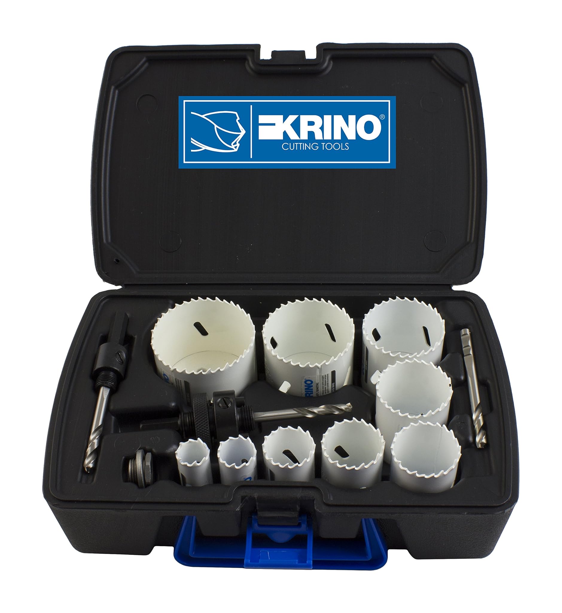 Krino 21013205k - Set Seghe a Tazza Bimetalliche al Cobalto
