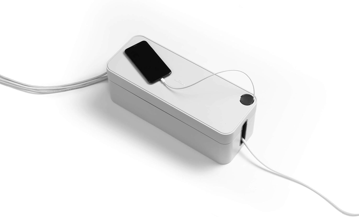 Durable 503037 Cavoline Box L - Scatola Nascondi Cavi, Grafite - immagine 5