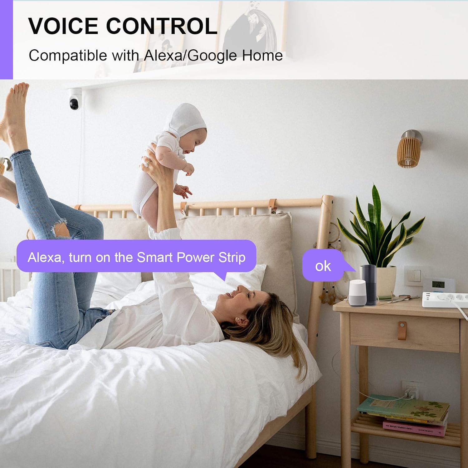 Antela Ciabatta Smart WiFi con 4 Prese AC + 4 USB - immagine 3