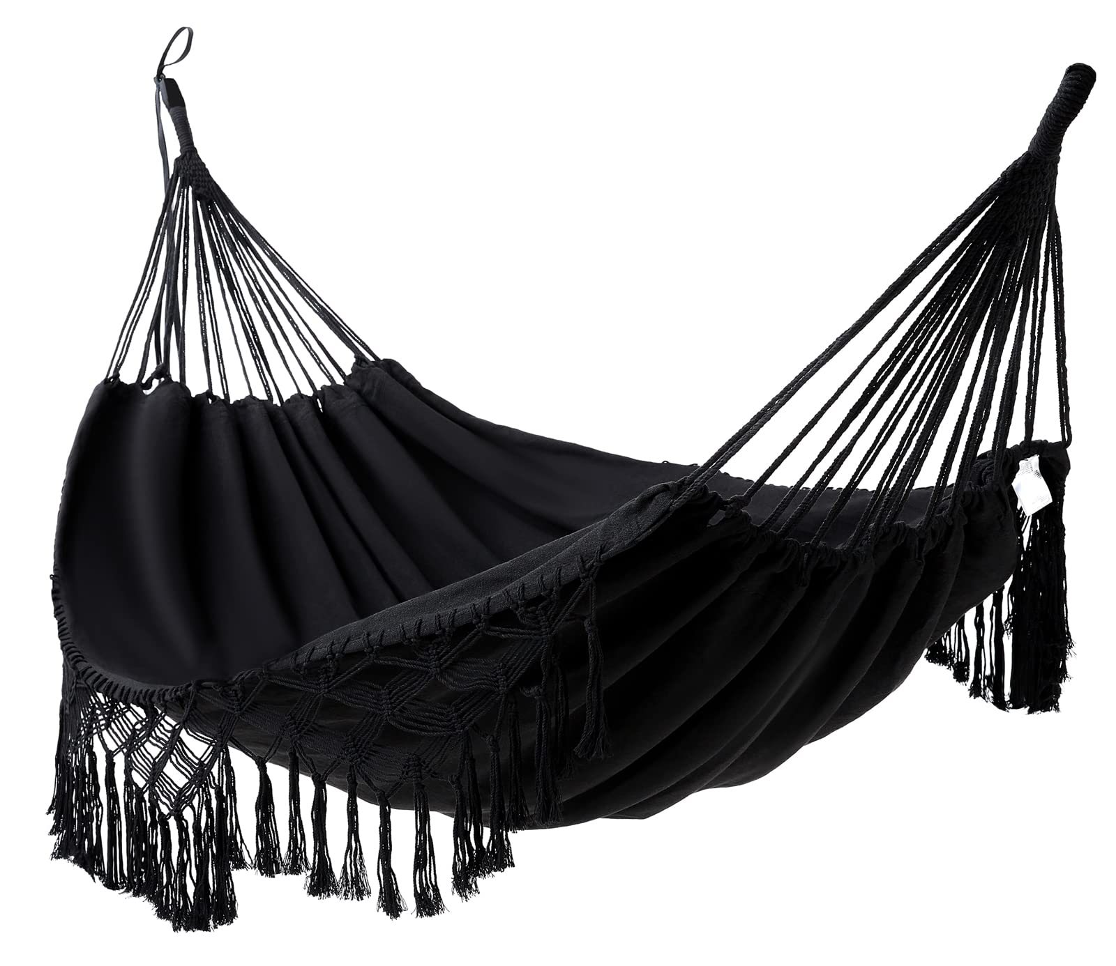 Amaca da Esterno Doppia in Cotone 200x150cm, Nera