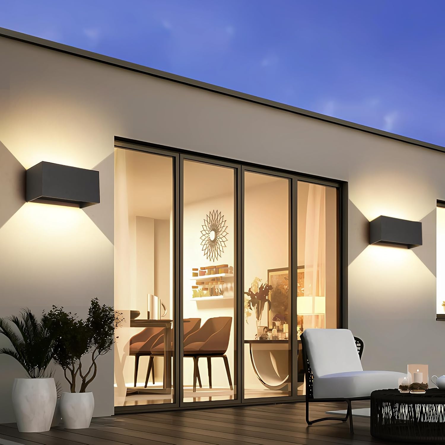 Wisdom Line Applique LED Esterno/Interno 25W Nera - immagine 7