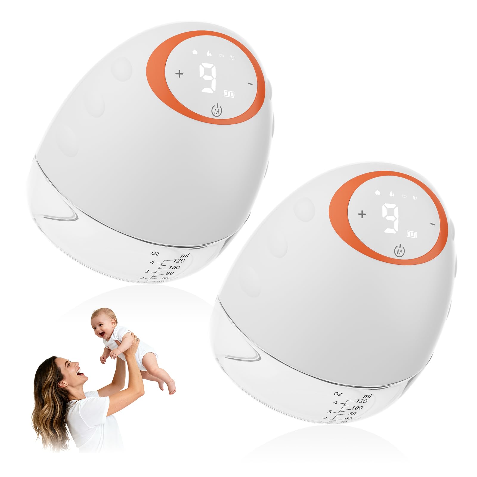 Tiralatte Elettrico a Mani Libere 2x120ml