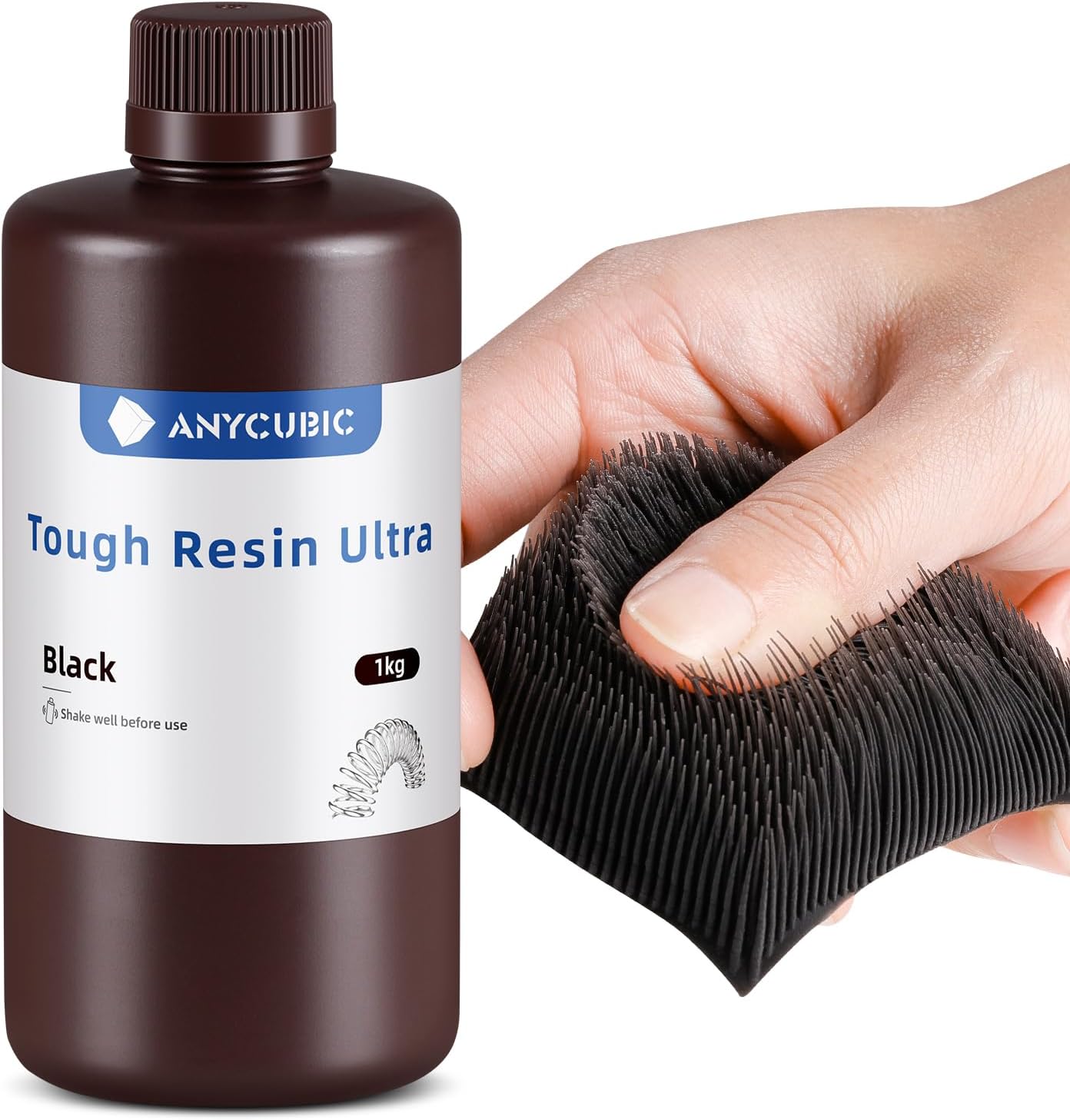 ANYCUBIC Resina Stampante 3D Ultra Tough Nera 1000g - immagine 1