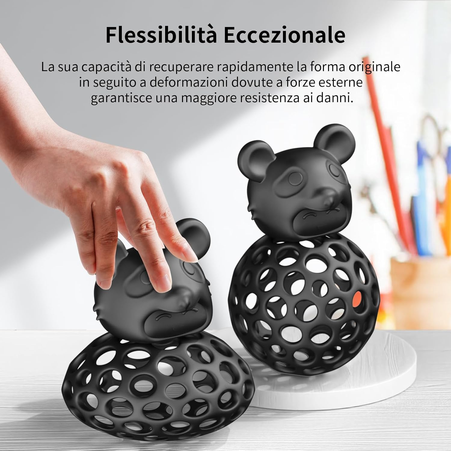 ANYCUBIC Resina Stampante 3D Ultra Tough Nera 1000g - immagine 3