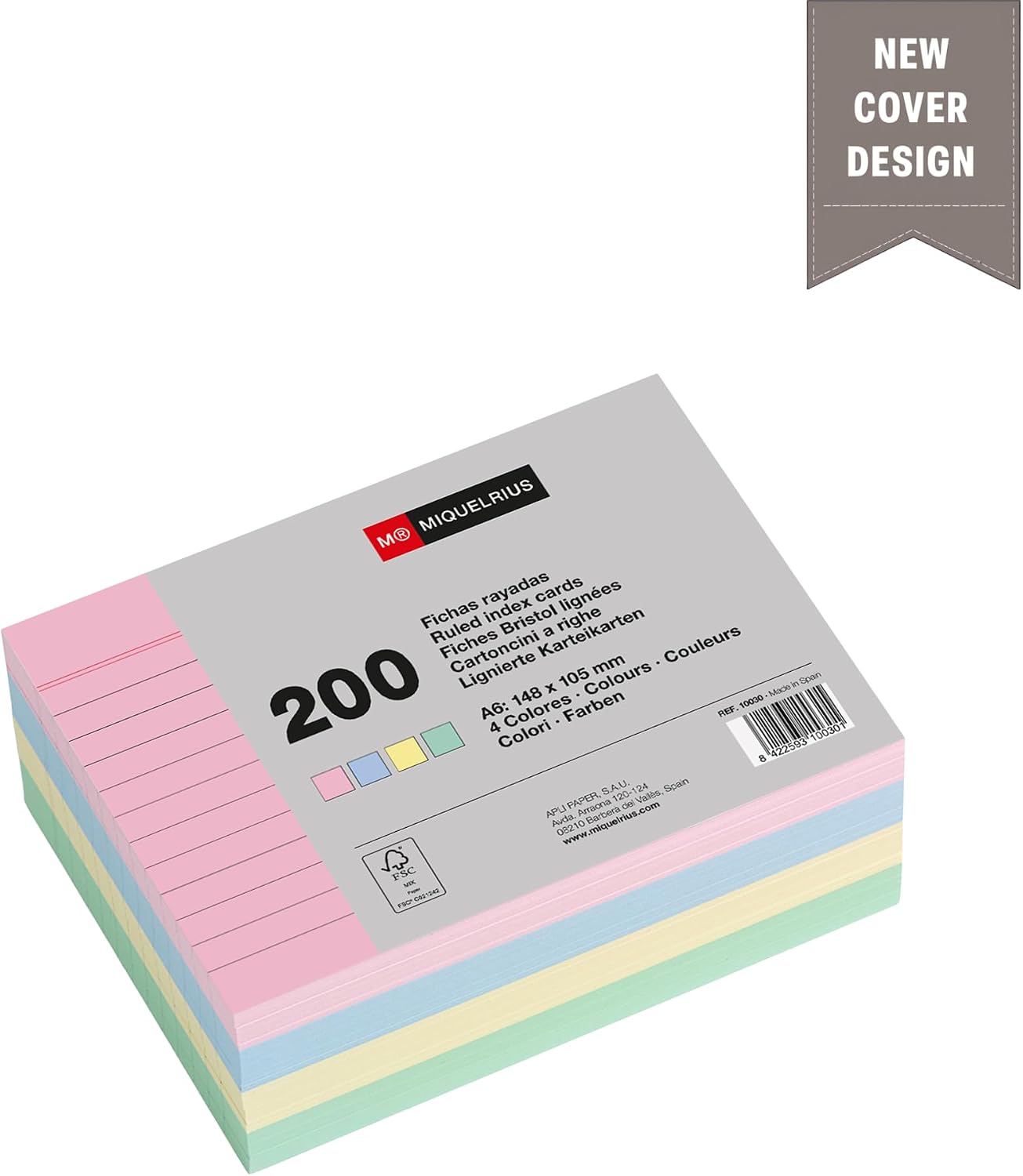Miquelrius - Flashcards, Schede di studio A6 (148 x 105 mm), 200 flash ...