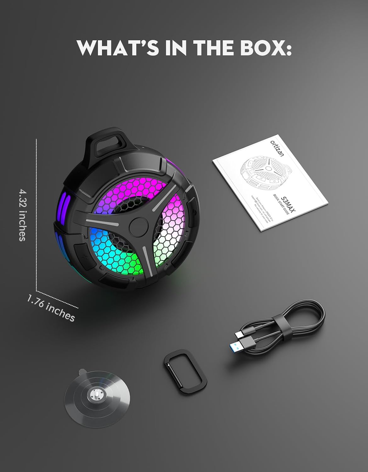 Cassa Bluetooth Doccia IPX7 Impermeabile 15W - immagine 7