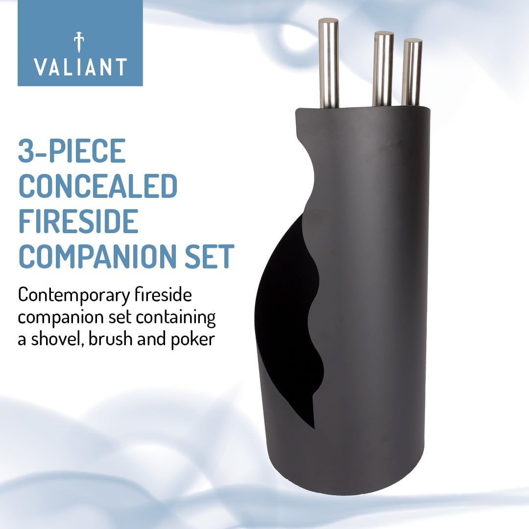 Valiant - Set di accessori per caminetto, 3 pezzi - immagine 2