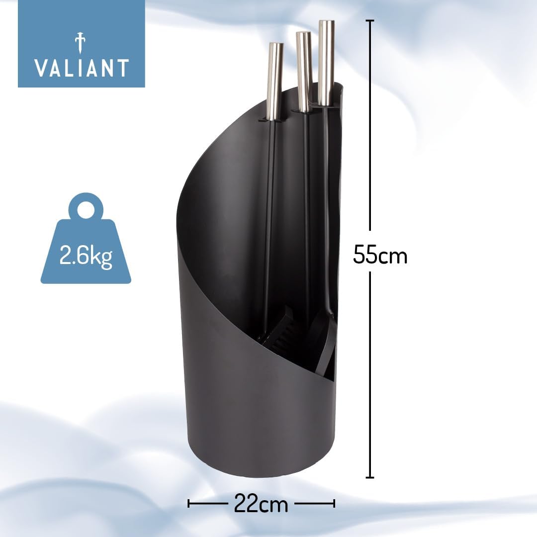 Valiant - Set di accessori per caminetto, 3 pezzi - immagine 6