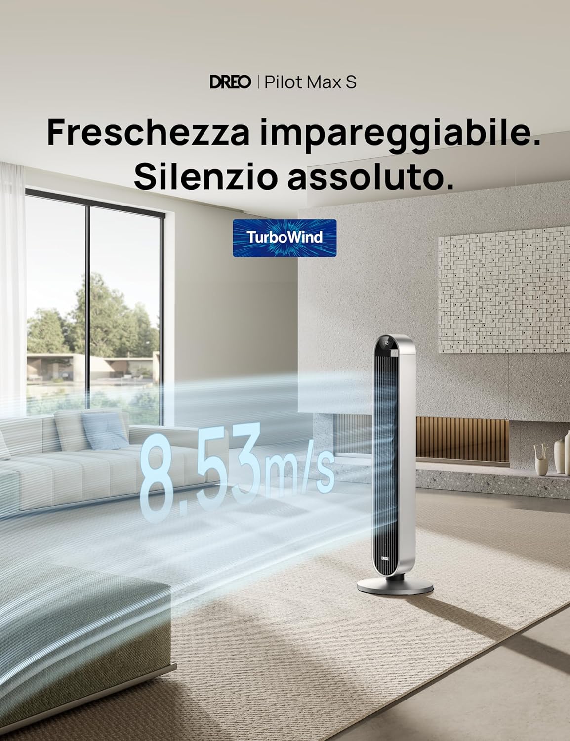 Dreo Ventilatore a Torre 25dB con Telecomando 36W - immagine 2