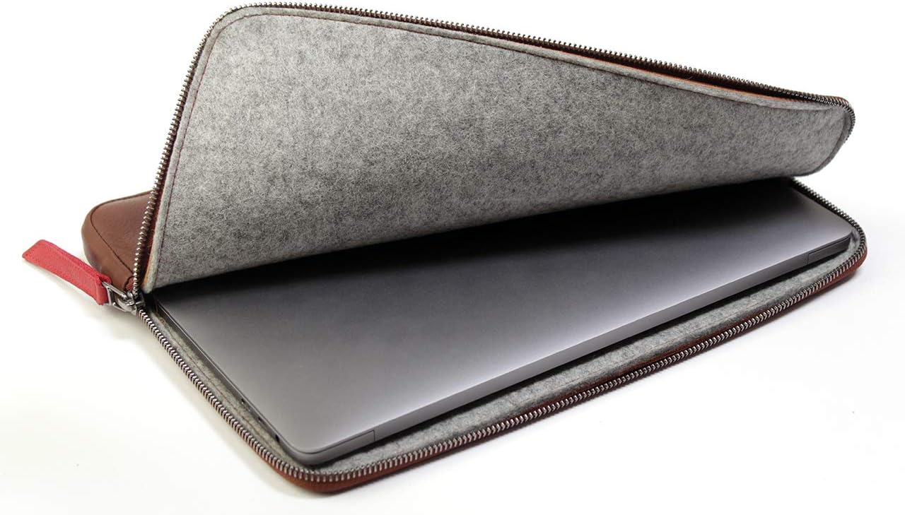 Pack & Smooch Custodia Pelle MacBook Pro/Air 13" Grigio - immagine 3