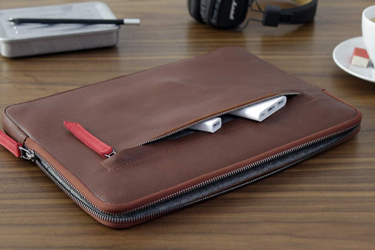 Pack & Smooch Custodia Pelle MacBook Pro/Air 13" Grigio - immagine 6