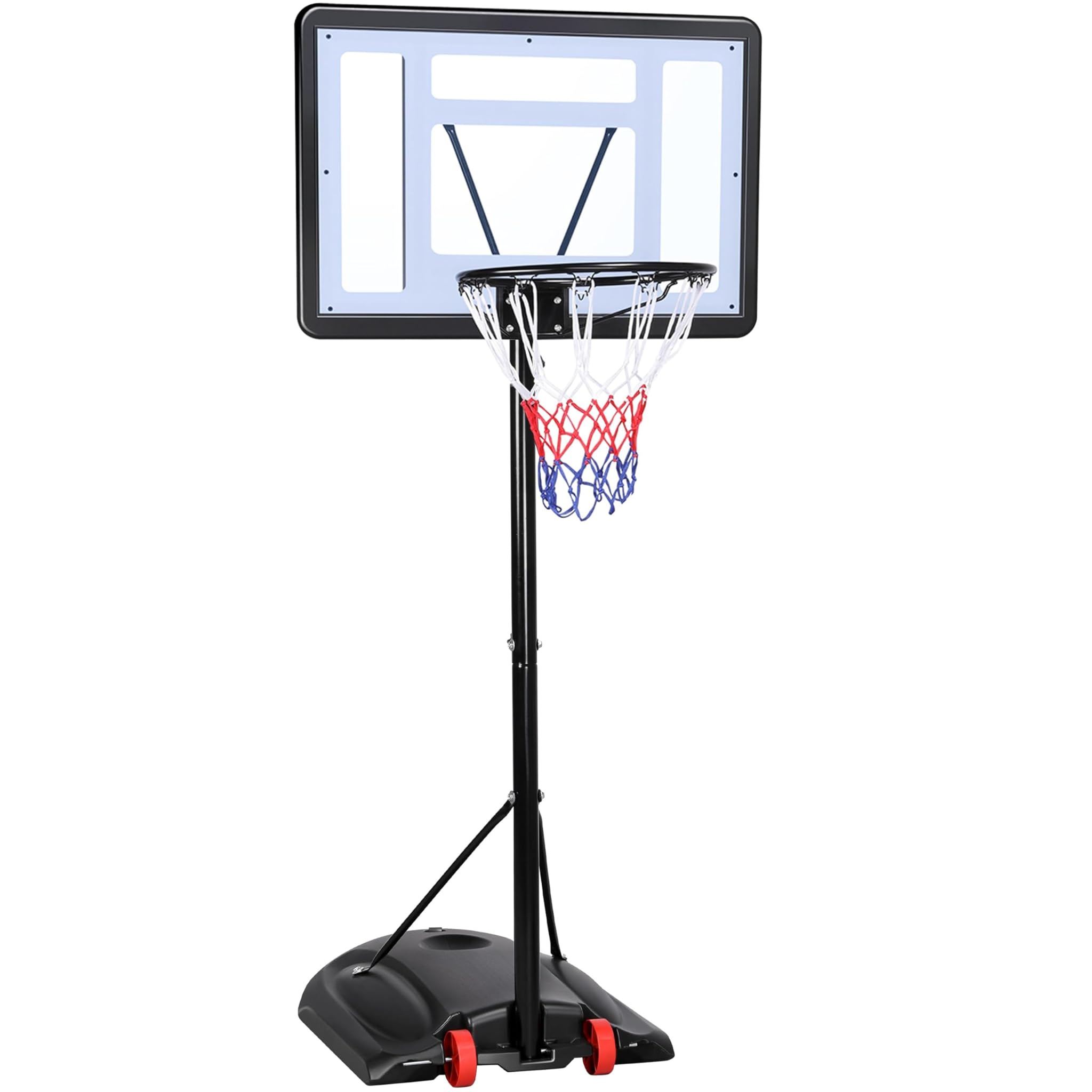 Yaheetech Canestro Basket Altezza Regolabile 219-279cm