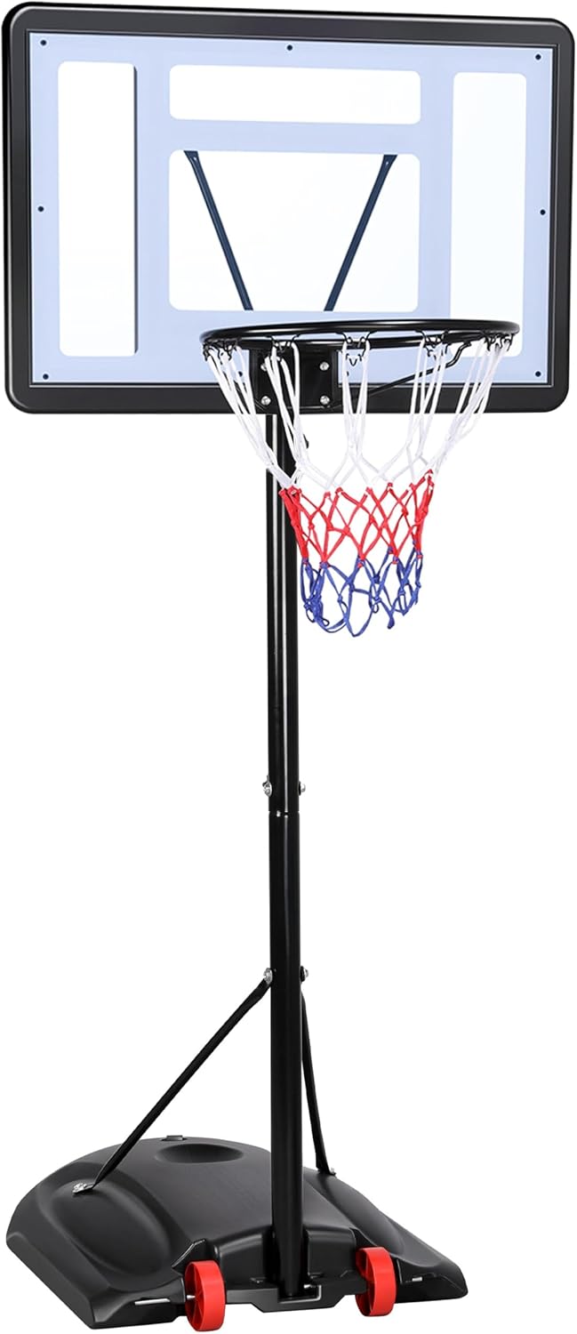 Yaheetech Canestro Basket Altezza Regolabile 219-279cm - immagine 1