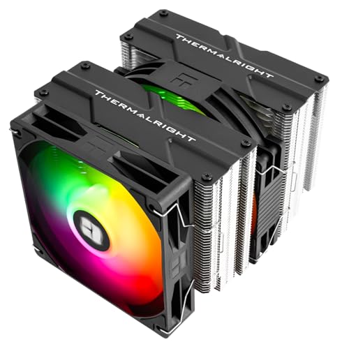 Thermalright Peerless Assassin 140 SE ARGB CPU Air Cooler con 6 tubi di calore, 28 mm di spessore Performance GradeFan, raffreddamento CPU alto 158 mm, per AM5/AM4, Intel LGA1851/1700/1150/1151/1155